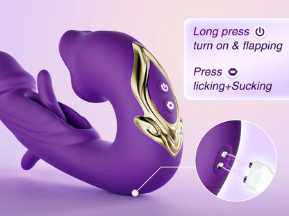 7 vibrations and 5 swing modes - G-spot vibrator