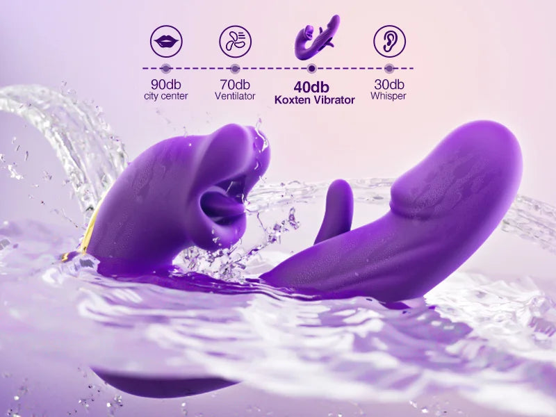 7 vibrations and 5 swing modes - G-spot vibrator