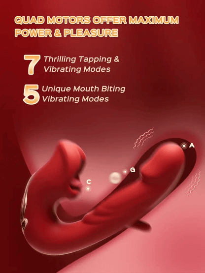 7 vibrations and 5 swing modes - G-spot vibrator